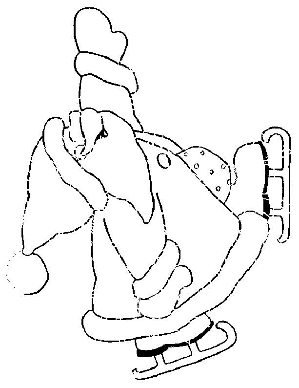 Święty Mikołaj kolorowanki